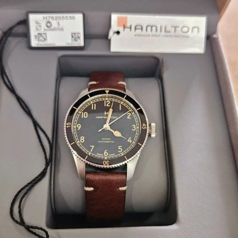 Hamilton Khaki Aviation Pilot Pioneer Mechanical Men's Watch | H76719530